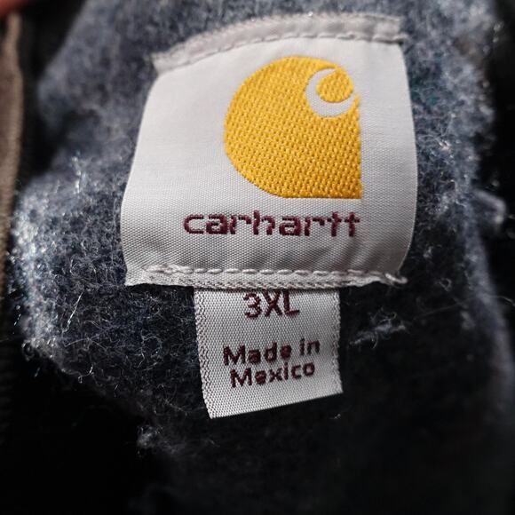 Carhartt Coat Mens 3XL Dark Brown Chore Blanket Lined Corduroy Collar C02 DKB - Picture 10 of 12